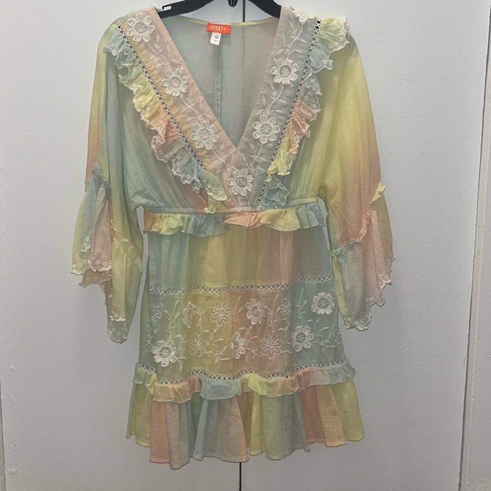 COTTAGECORE/BOHO TYE DYE DRESS